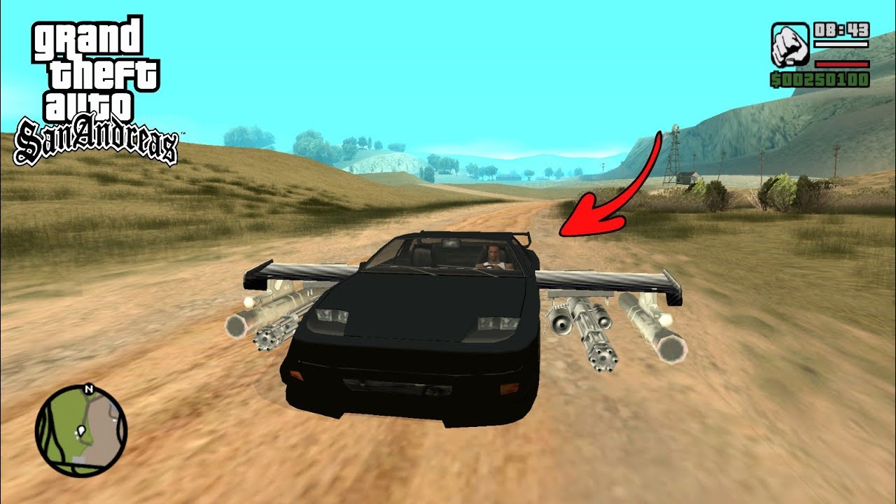 Weapon Car Rampage in GTA San Andreas | Cars With Heavy Weapons