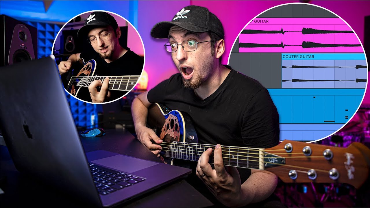 I MADE THE DOPEST GUITAR TRAP BEAT!! *so fire* | music producer vlog