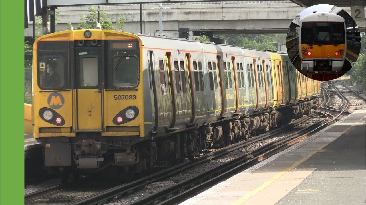 Trains at Rock Ferry