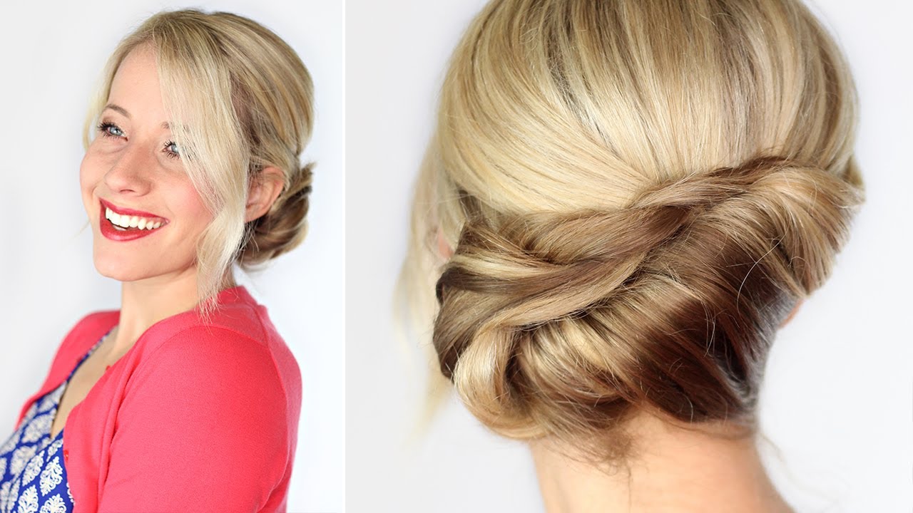 twisted chignon