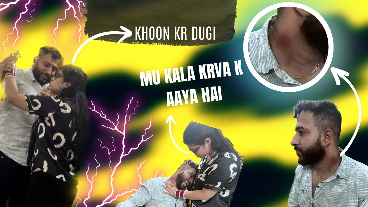 HICKEY PRANK ON WIFE EXTREMELY ❌/ BHAI BAUTH MARA / PRANKWAR 📣
