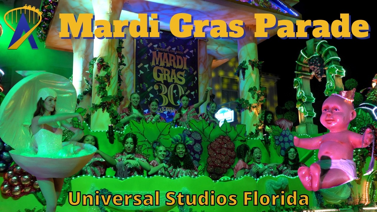 30th Anniversary Mardi Gras Parade at Universal Orlando