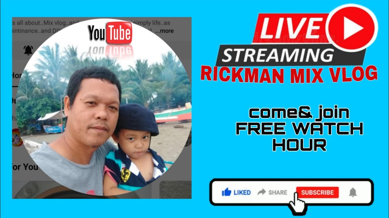 RICKMAN MIX VLOG  is live.Happy Sunday Evening..Ka YT