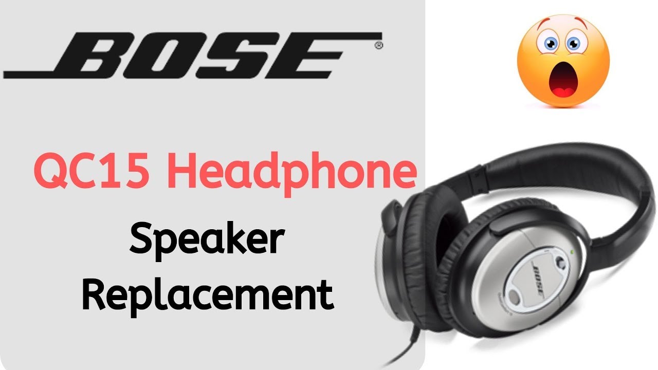 How to Replace BOSE QC35 QC25 QC15 Headphone Speakers