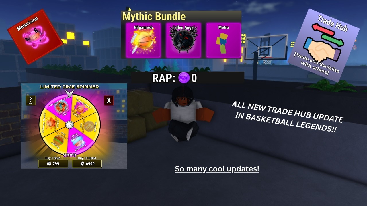 The New Basketball Legends Trade Hub Update Is DOPE!