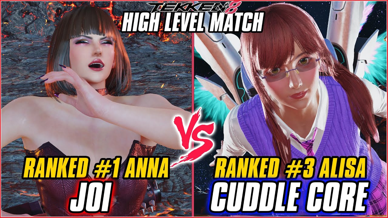 TEKKEN 8 ▰ JOI (#1 Ranked Anna) vs CUDDLE CORE (#3 Ranked Alisa) ▰ T8 HIGH LEVEL GAMEPLAY