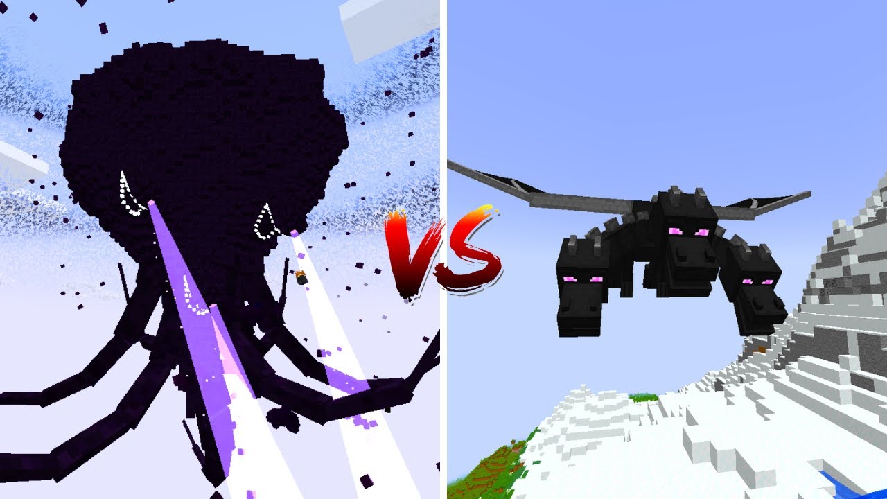 Cracker's Wither Storm VS Ender Trigon