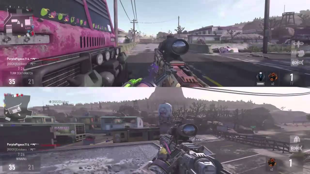 CoD: AW Split Screen GamePlay