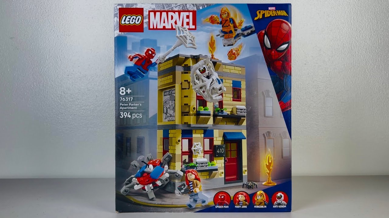 LEGO Marvel Spider-Man (2025) Peter Parker’s Apartment — set 76317 REVIEW