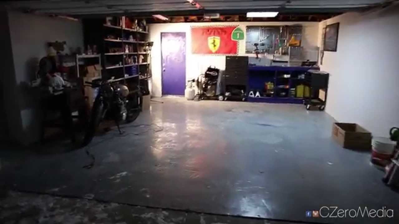 Motorhead Garage Renovation Time Lapse. 3 months in 3 min - Home DIY and Renovation Series Pt.1