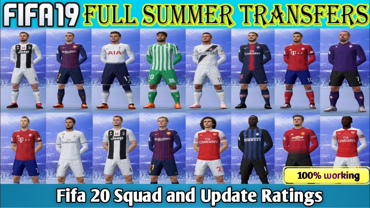 Fifa 19 Squad Update + Fifa 20 Ratings (100% Working)