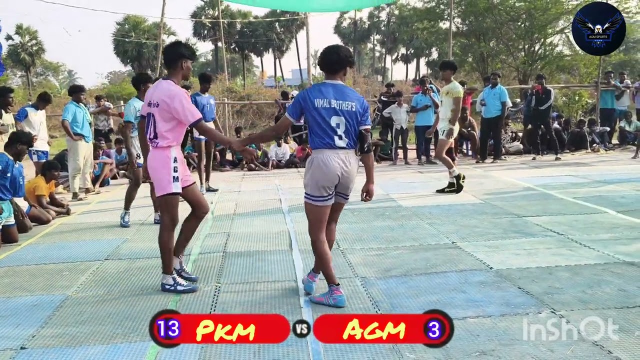 🔥Pkm vs  AGM 60 kg match in sanaputhur🤼#kabaddi#trending#views#nature#raid#point#mat#match#speed 
