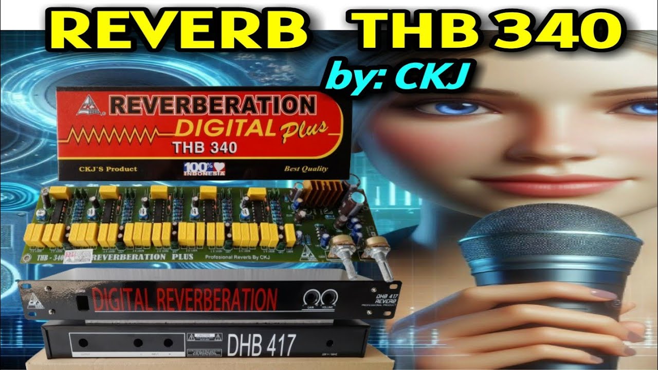 Reverb Digital 2 Potensio THB 340 by: CKJ Efek Reverb