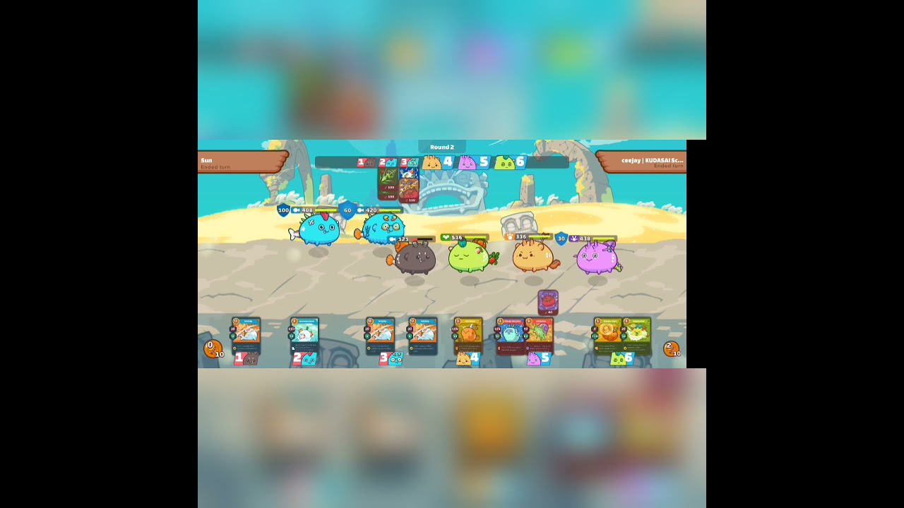 Triple Aqua Meta Axie Infinity - Natural Counter for Terminators high mmr gameplay #AxieInfinity