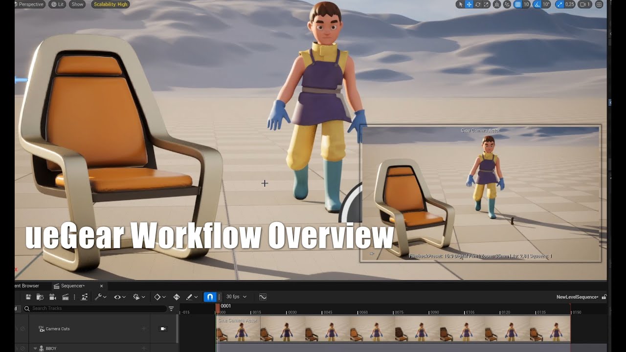 ueGear Workflow Overview