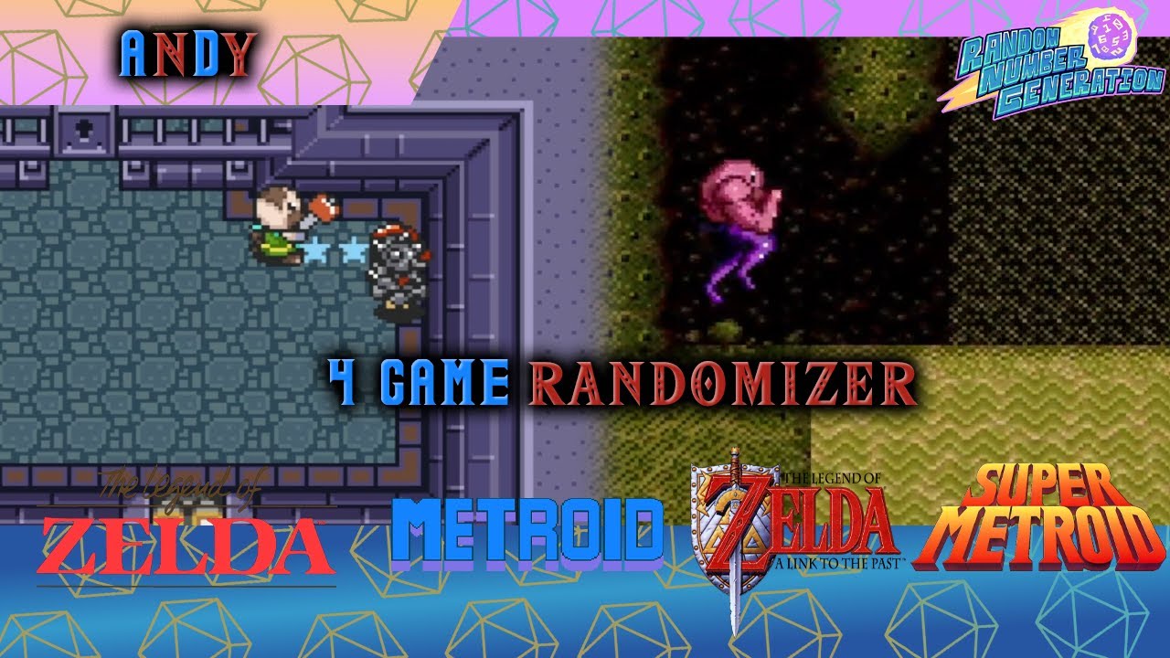 Zelda 1, Metroid, Super Metroid ALTTP Quad Rando- Random Number Generation - GDQ Hotfix Speedruns