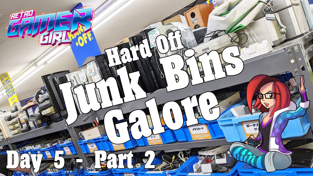 Hard Off Retro Game Hunting Day 5 Часть 2 VLOG | Девушка-геймер в ретро-стиле