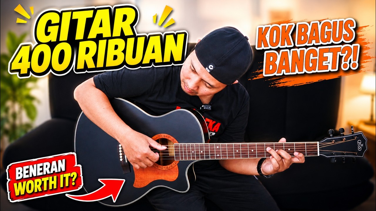 Nyoba Gitar Lokal Buatan Jogja Cuma 400 Ribuan - JGS GUITAR