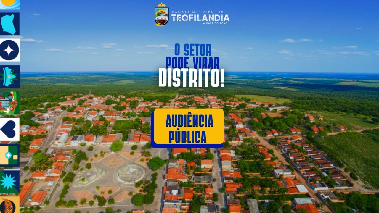 Audiência Pública - O Setor pode virar distrito!