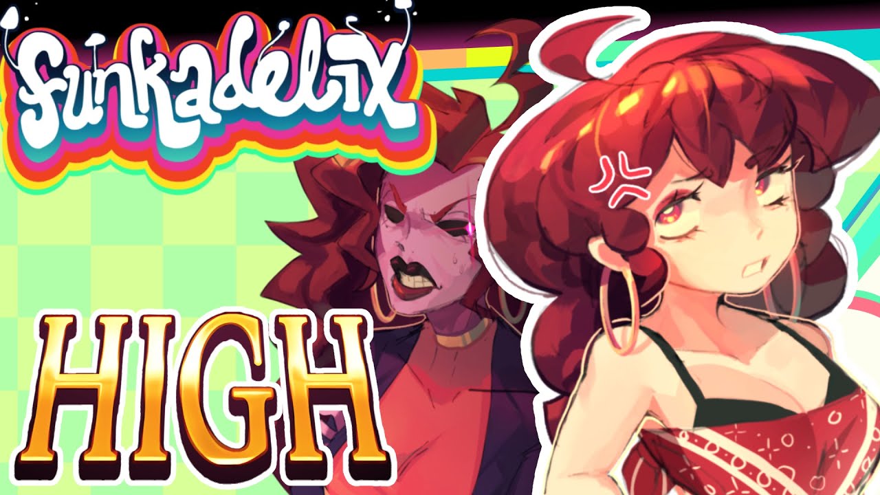 HIGH w/ LYRICS (ft. @VAMichaelaLaws and @krizbiee) - Friday Night Funkin': FUNKADELIX REMIX
