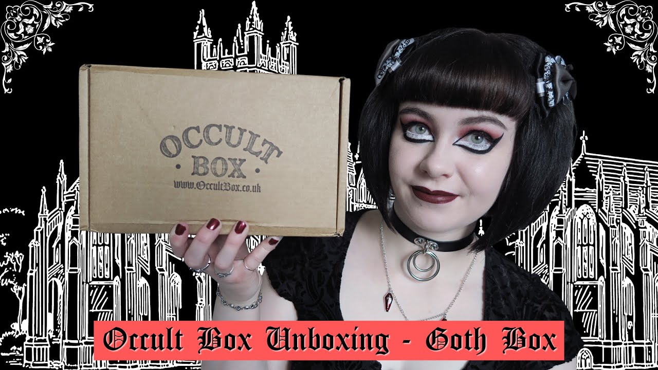 OCCULT BOX UNBOXING - APRIL'S GOTH BOX - GOTHIC ALTERNATIVE SPOOKY BOX