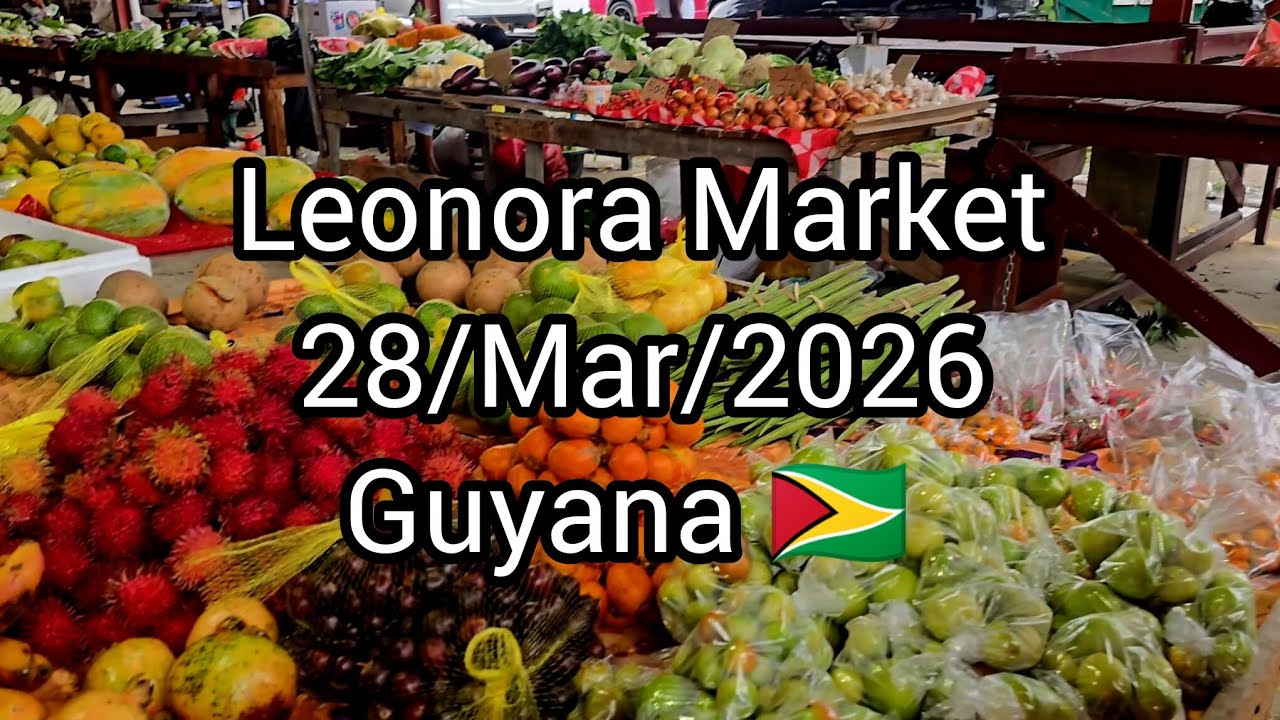 Рынок Леонора, западная часть Гайаны 🇬🇾