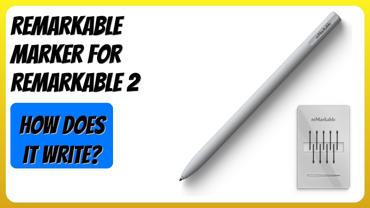 REVIEW (2026): reMarkable Marker for reMarkable 2. Features