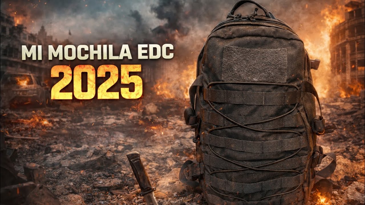 🆘Mi MEJOR MOCHILA PARA EL EDC (QUE LLEVO) Urbano 💪🏻🔥EDC2025#bushcraft #edc #prepper #supervivencia 