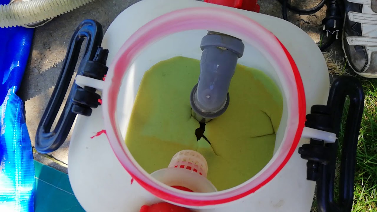 Medence szűrő házilag. Home made pool filter