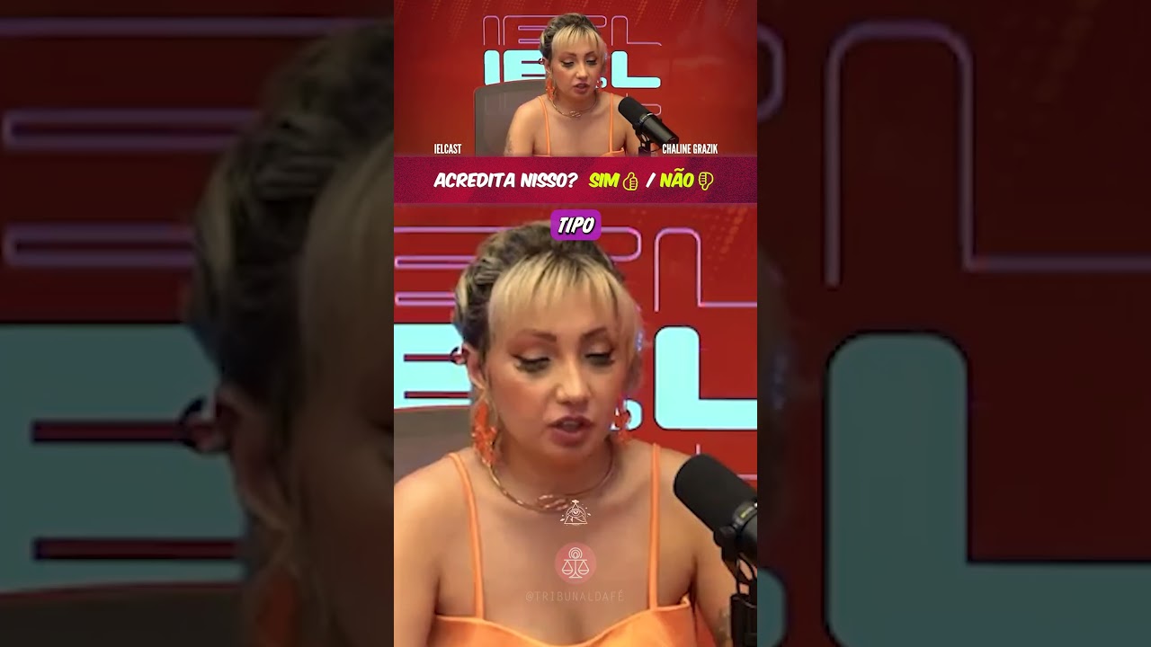CHALINE GRAZIK EXPLICA COMO FUNCIONA SUA MEDINUNIDADE, S&Oacute; DE BATER O OLHO NA PESSOA CONSIGO SABER