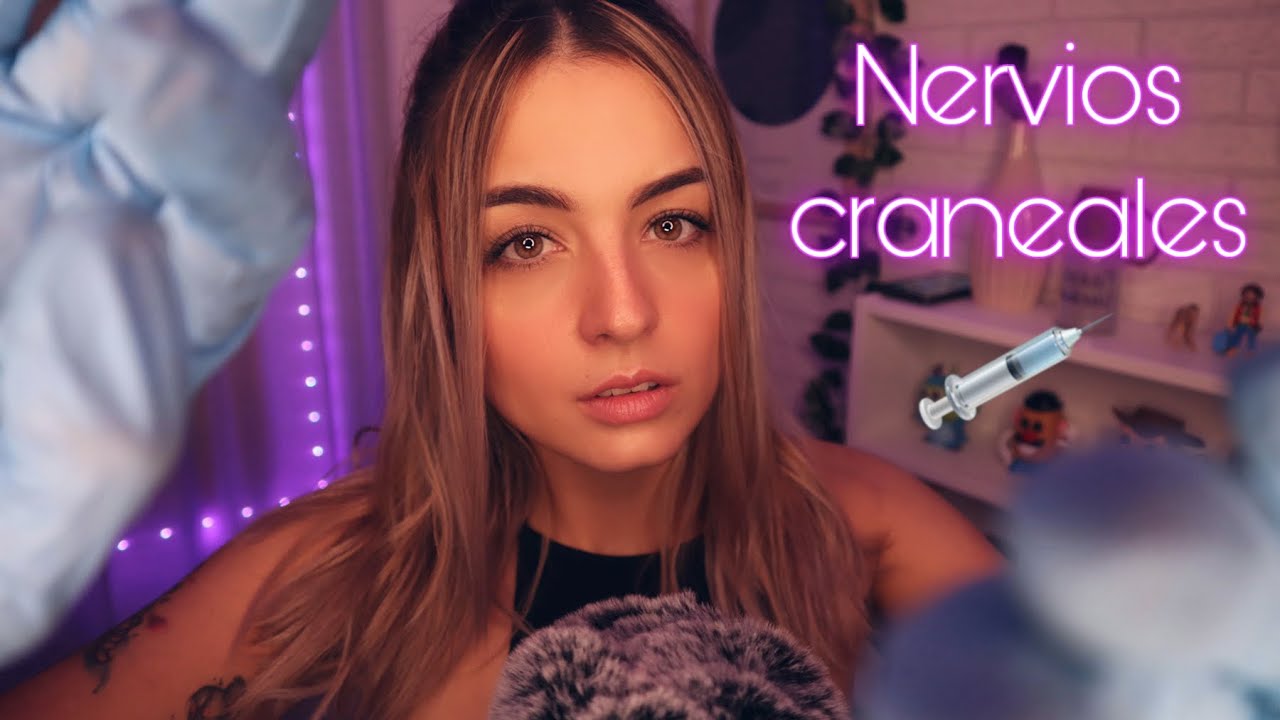 ASMR EXAMEN DE LOS NERVIOS CRANEALES 💉👩🏼‍⚕️ ASMR ROLEPLAY ESPAÑOL