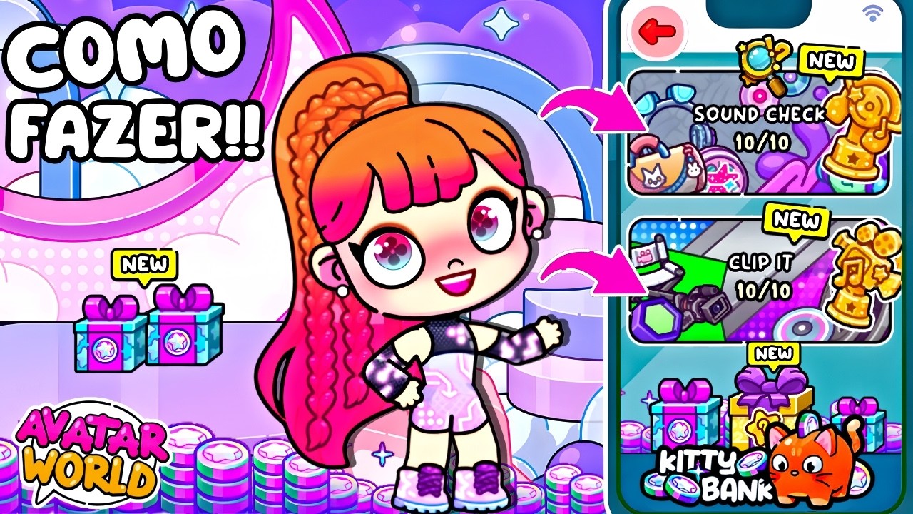 COMO COMPLETAR TODAS AS MISSÕES E GANHAR MUITAS MOEDAS GRÁTIS NO AVATAR WORLD!!