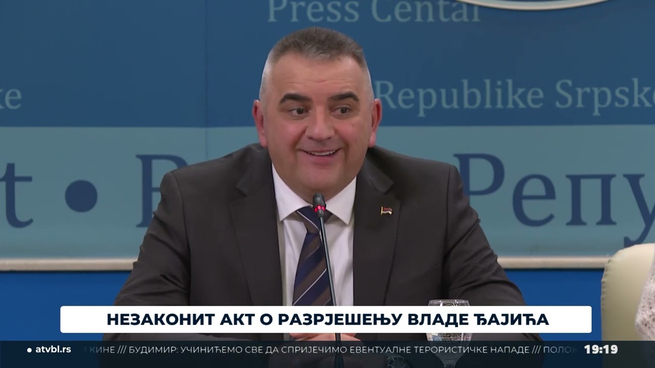 Nezakonit akt o razrješenju Vlade Ðajića