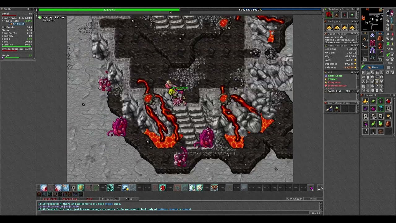 Tibia - Level 45 Hunt Wyrms SD Sorcerer or Druid (500k EXP Per Hour) Power Leveling Guide