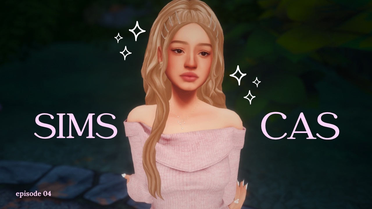 CHILL SIMS 4 CAS VIDEO no talking just music