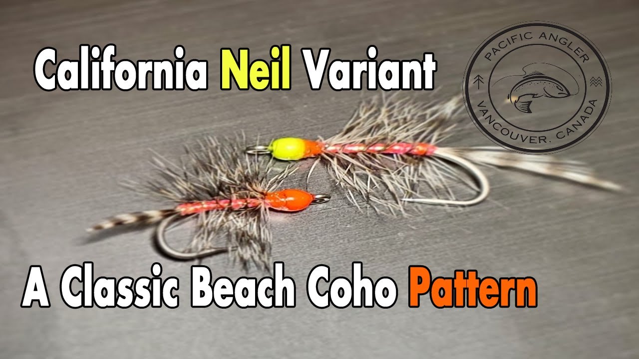 How to Tie The Cali Neil - One of The Best Beach Salmon Patterns // Pacific Angler Fly Tying