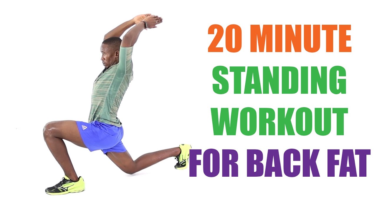 20 Minute Standing Workout for Back Fat/ Burn Back Fat Fast 🔥 200 Calorie 🔥