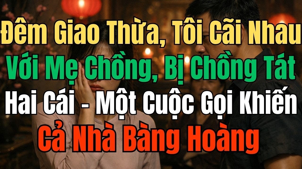 Đêm Giao Thừa, Tôi Cãi Nhau Với Mẹ Chồng, Bị Chồng Tát Hai Cái – Một Cuộc Gọi Khiến Cả Nhà Bàng ...