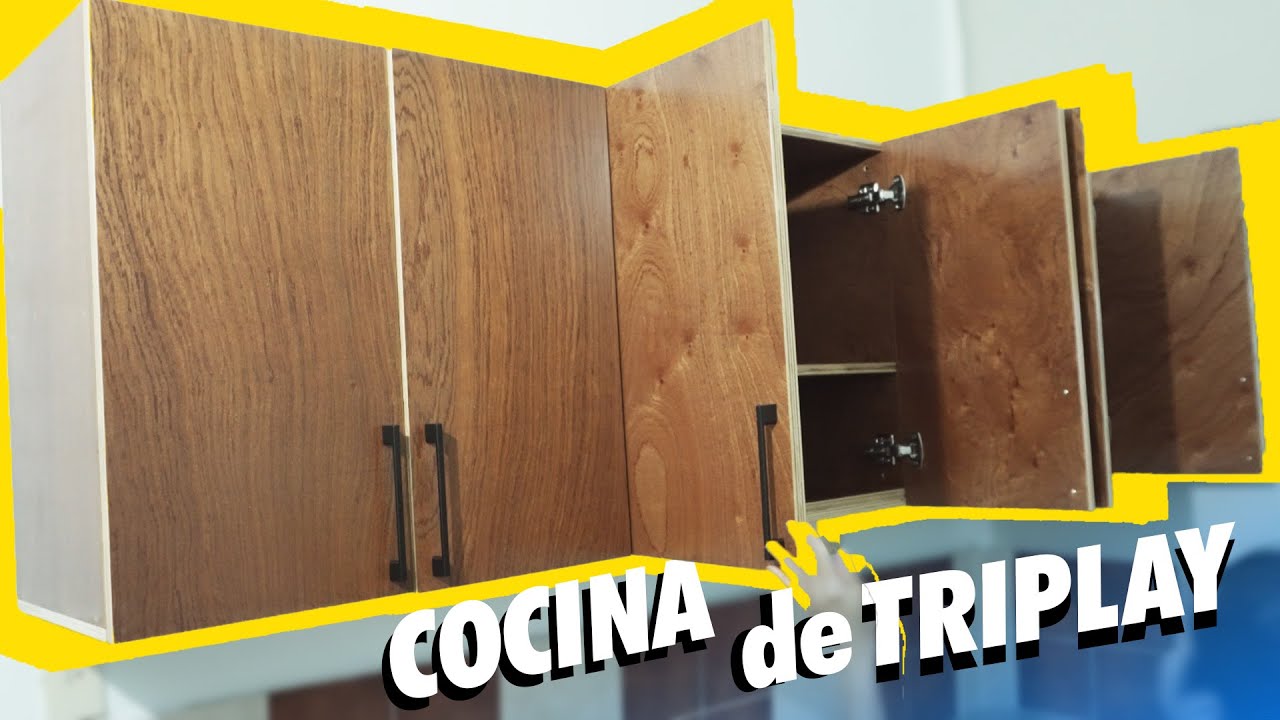 Como hacer COCINA DE CONTRACHAPADO | TRIPLAY | MULTILAMINADO | PLYWOOD