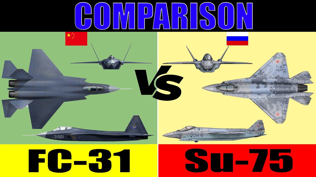 FC-31 vs Su-75: comparison | Su-75 Checkmate vs Shenyang FC-31
