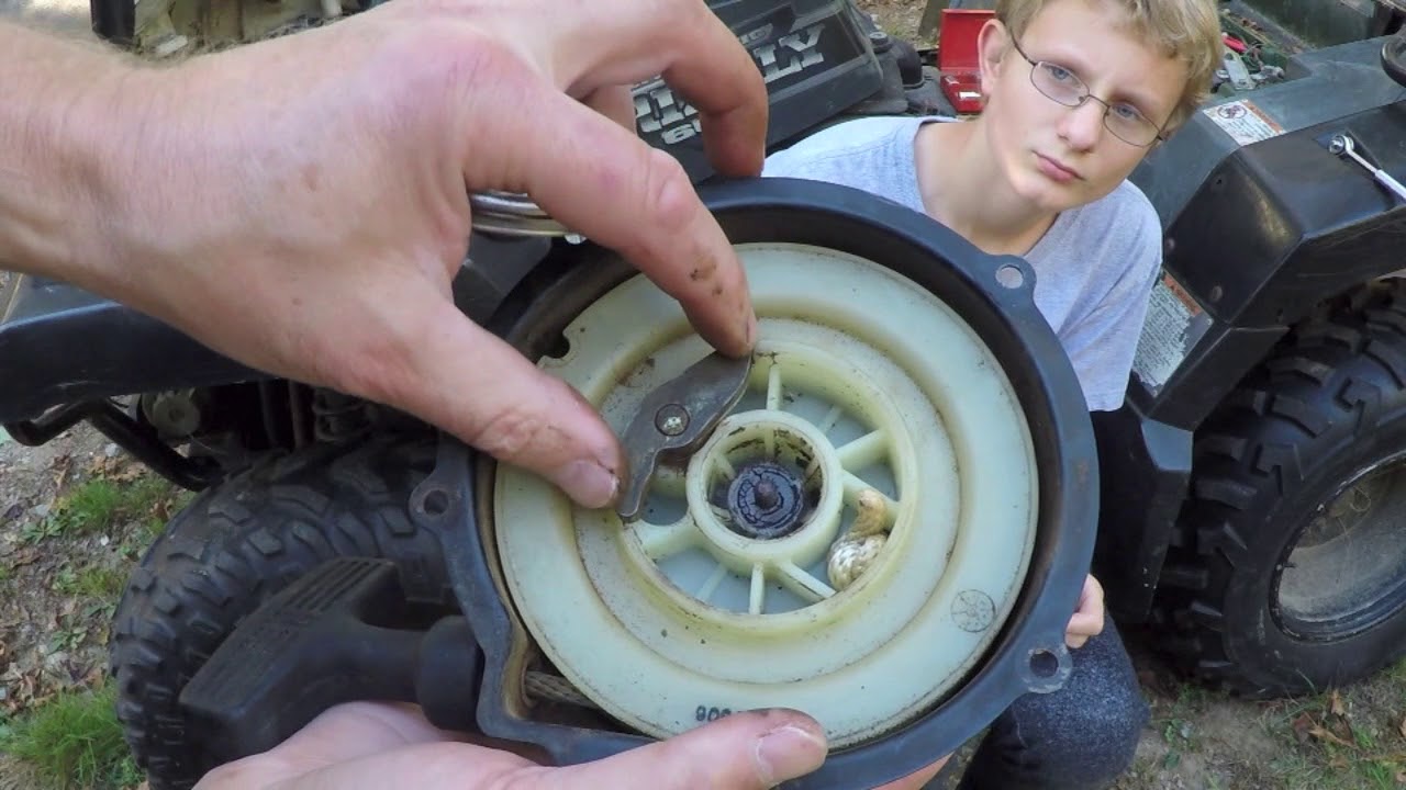 Yamaha Grizzly ATV Part 22: Pull start and carburetor issues.