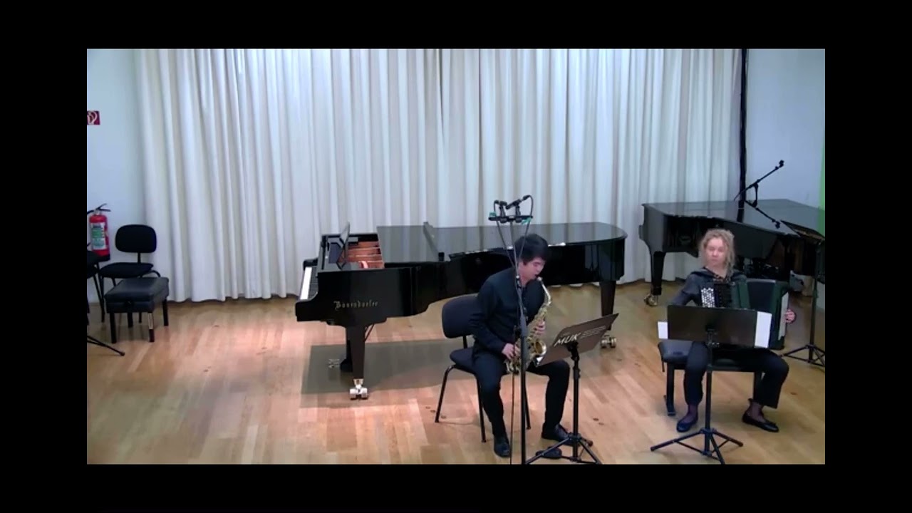 The Cat and the Sea -  Saxophone and Accordion ( Dolhikh, 2023) | new music