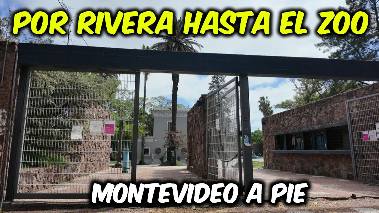 🇺🇾 Caminando por Av. Rivera hasta el ex zoo de Villa Dolores
