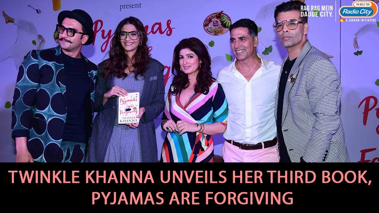 Twinkle Khanna unveils her third book, Pyjamas are Forgiving