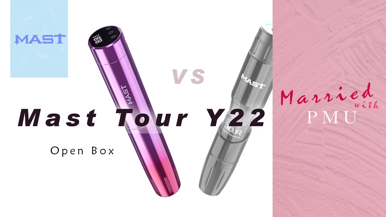 PMU ARTIST: Mast Tour Y22 3.0mm Stroke Machine Open Box and compare with Mast Tour 3.5mm Stroke
