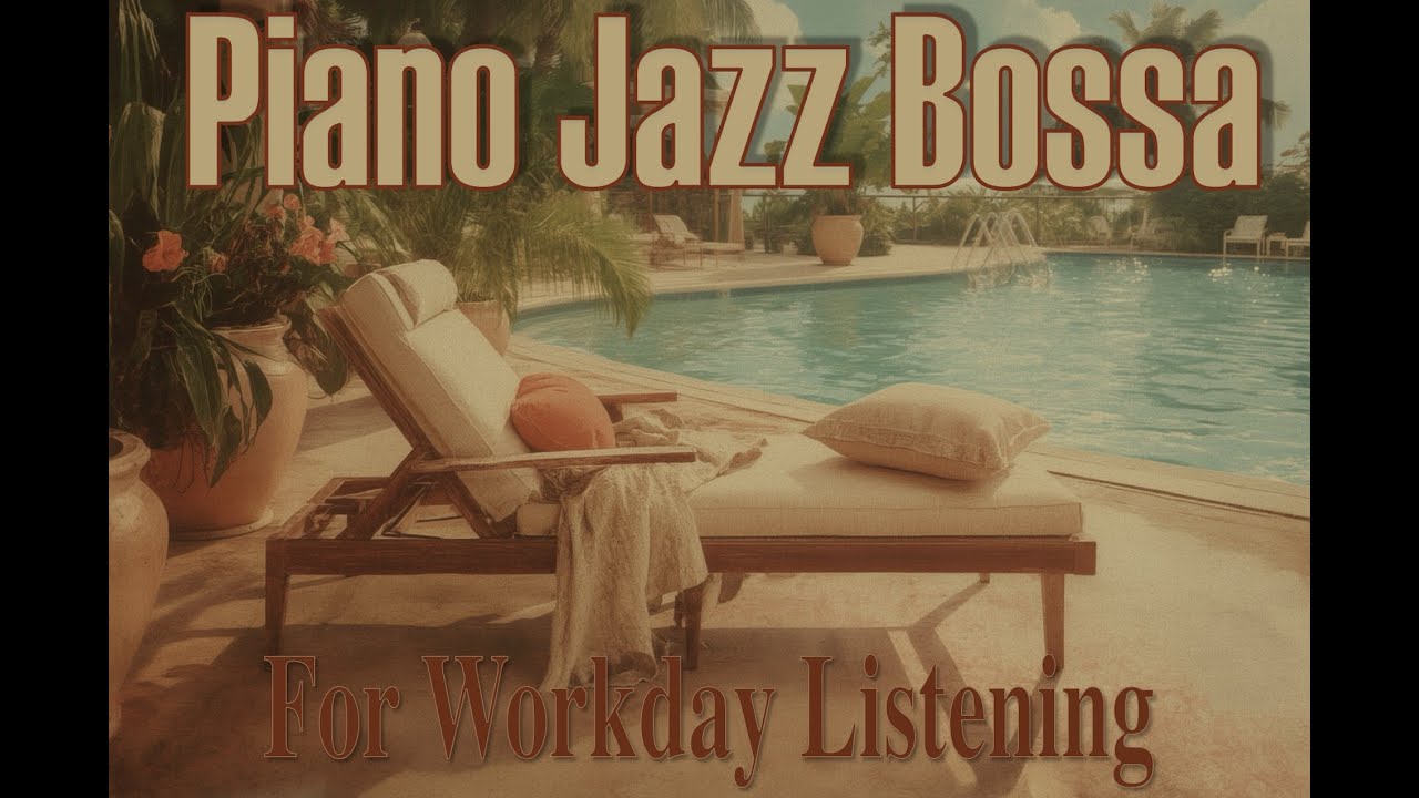 Piano-Led Bossa Nova Jazz Instrumentals from 1963 ~ Poolside Daytime Work | Rio Resort