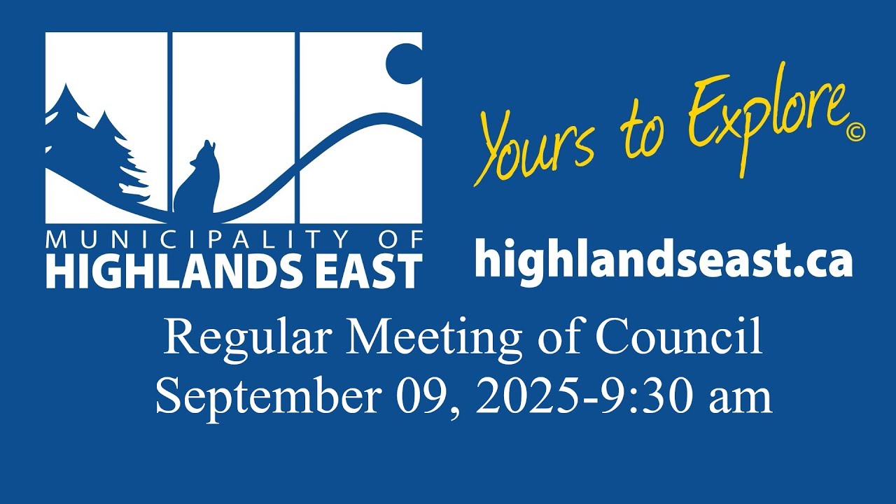 Regular Meeting of Council September 9th, 2025, 9:30am