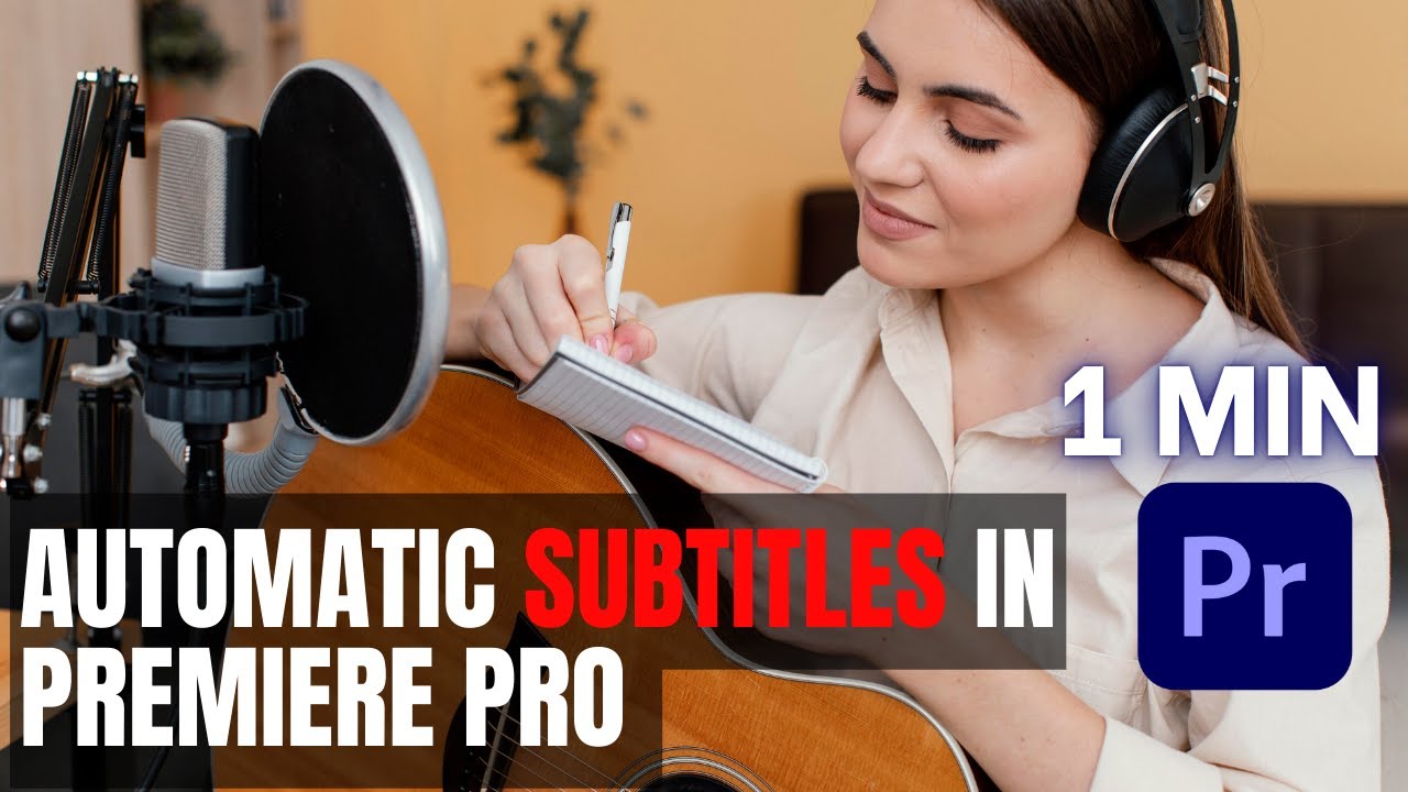 How to Add Automatic Subtitles in Premiere Pro #premierepro #premiereprotutorial #subtitles #howto