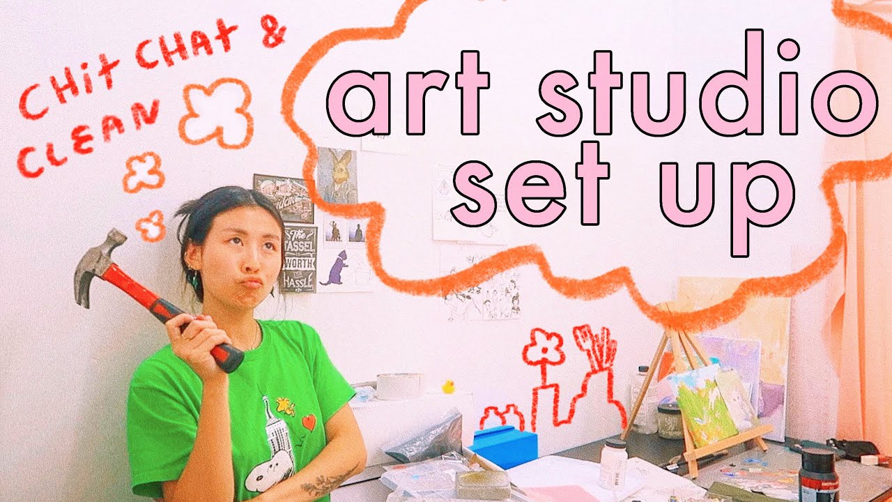 ⭐️ Art Studio Setup NYC ⭐️ &frasl;&frasl; WE🙂WEDNESDAY