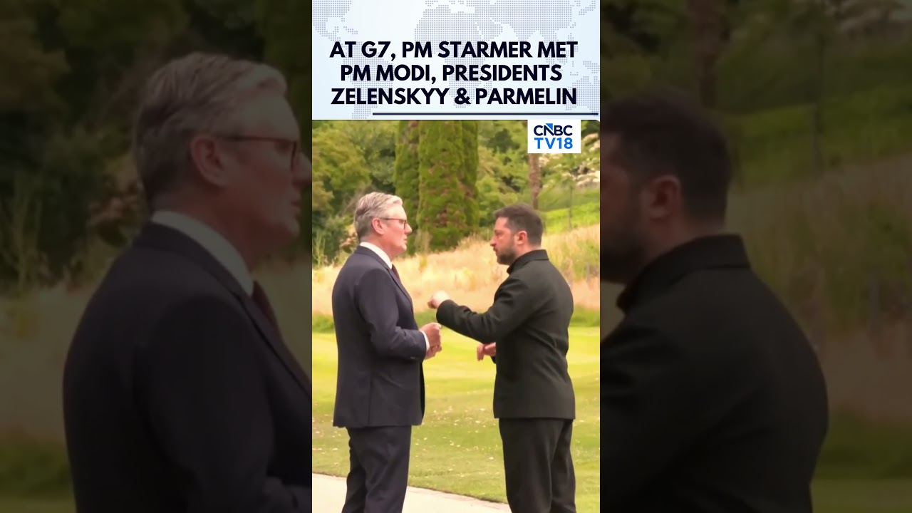 G7 Summit | UK PM Greets Indian PM, Ukranian President & Swiss President | AI | N18G |